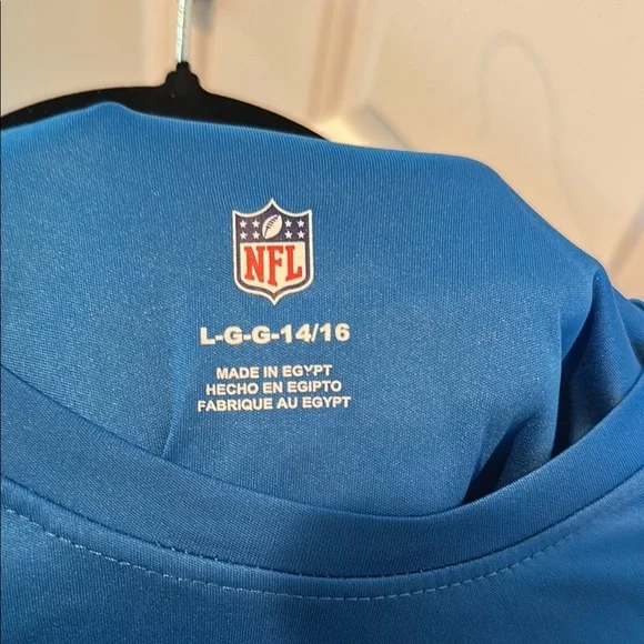 NFL Blue Long Sleeve Lions Tee - Picture 2 of 3